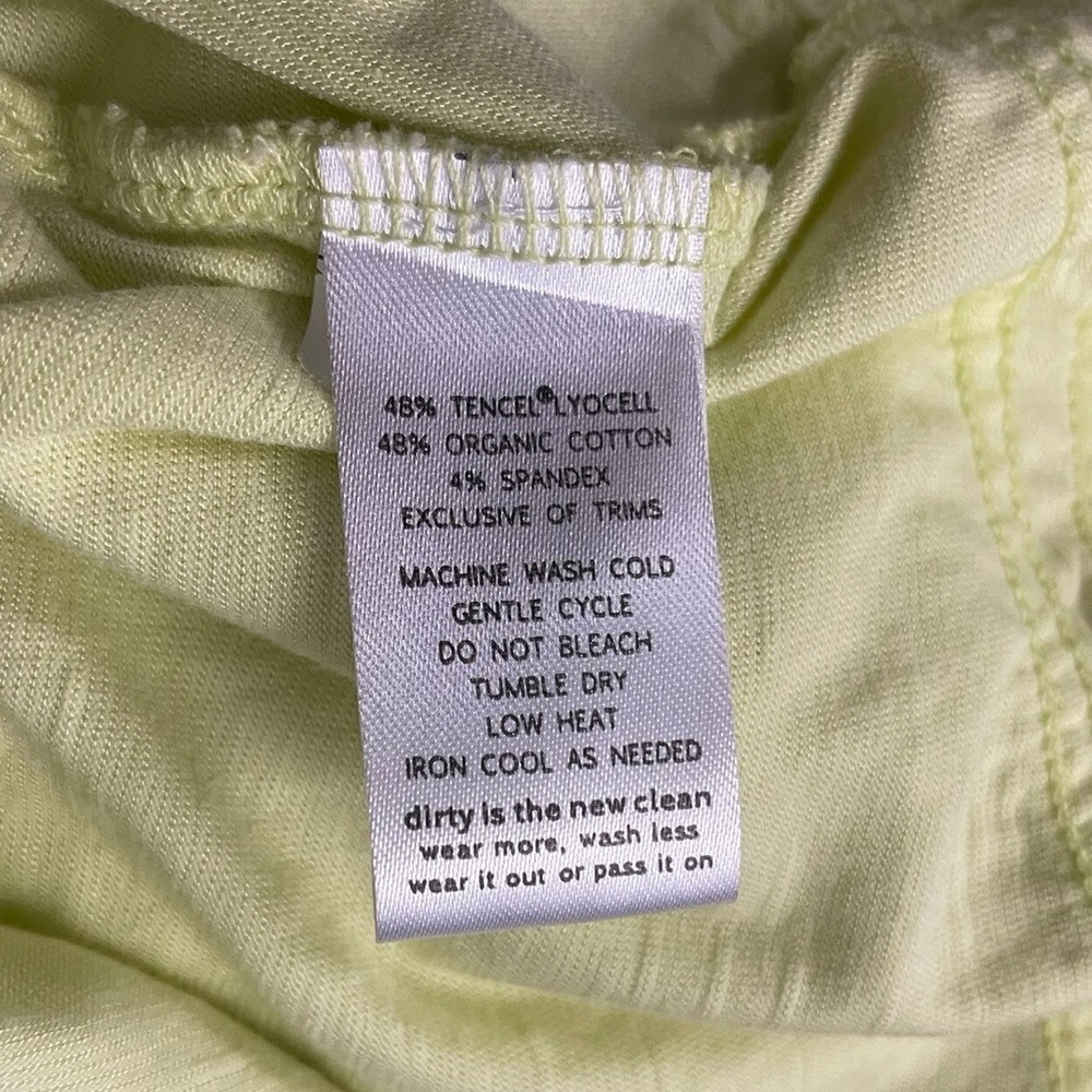 Horny Toad Lime Green Cutout Back Dress Boho Cottagecore Coastal Small - Picture 12 of 13